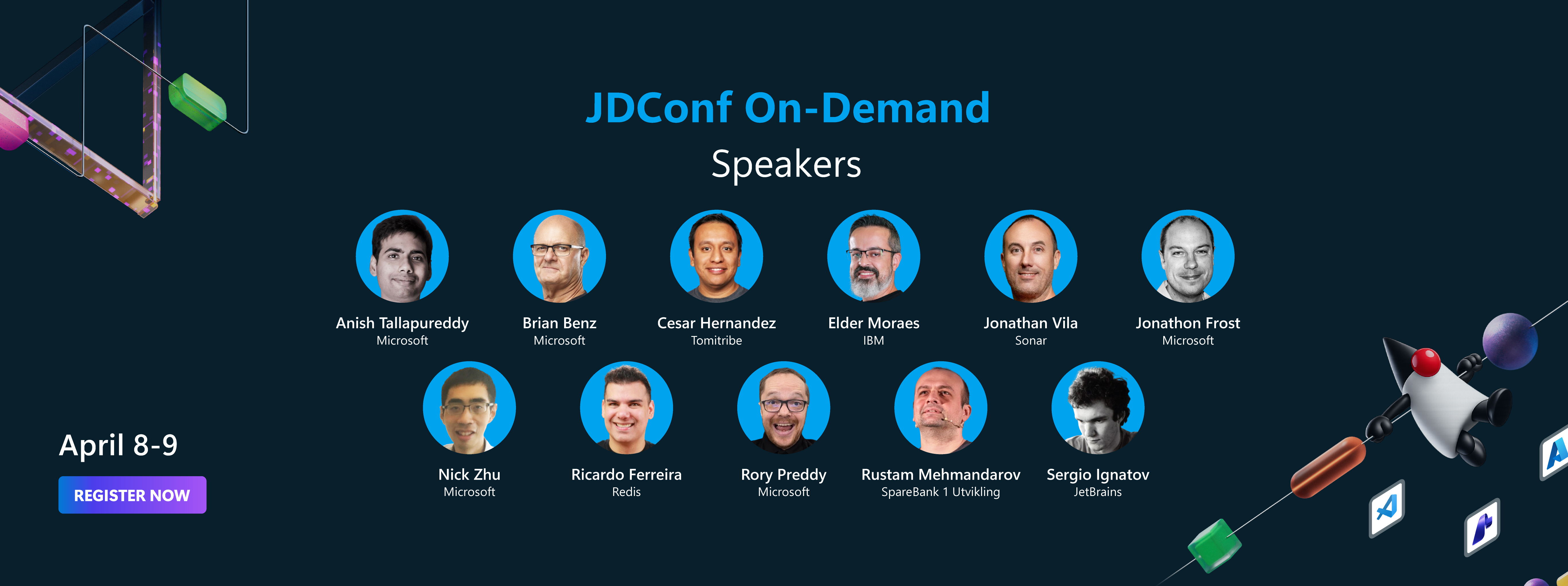 JDConf 2026 Ondemand Speakers