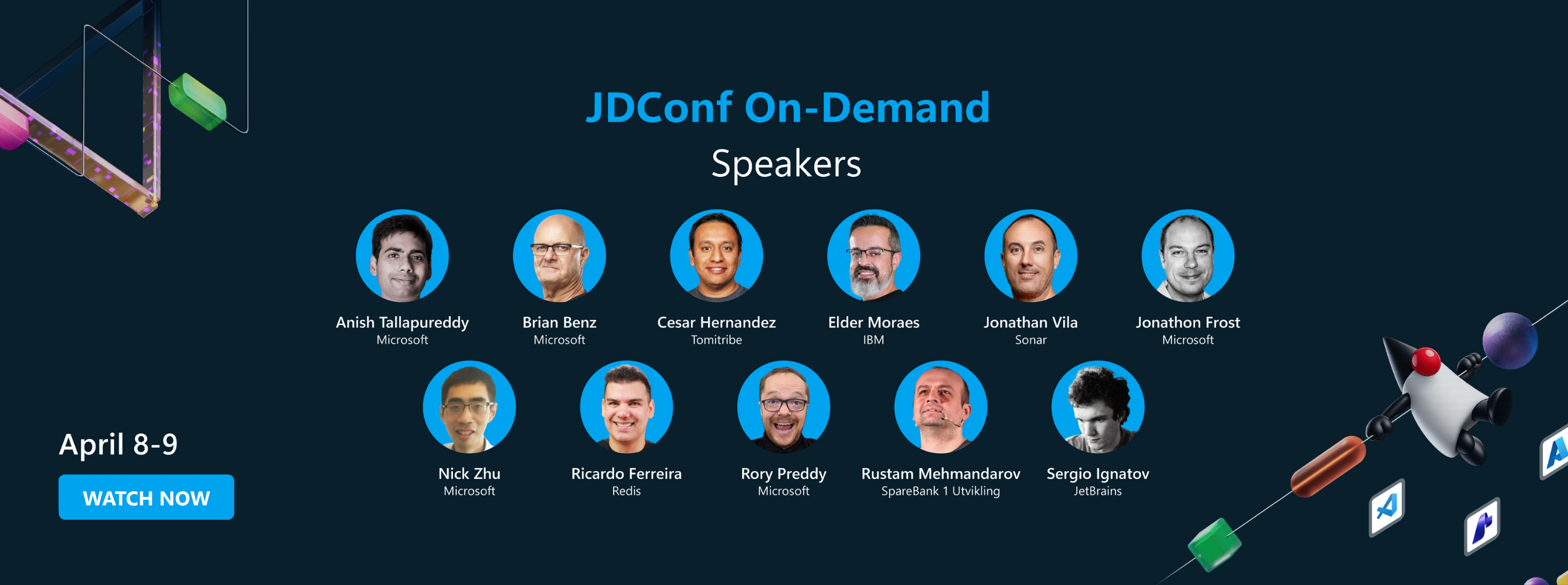 JDConf 2026 Ondemand Speakers